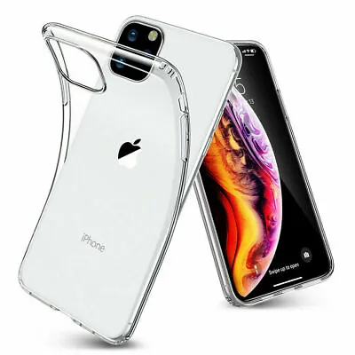 Transparent Silicone Clear Back Cover Case For IPhone 15 14 13 12 11 SE XS XR 7 • $1.90