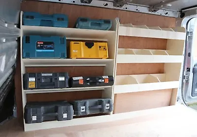 Renault Trafic Traffic LWB 2015+ Van Racking Toolbox Storage DOUBLE UNIT Shelves • £219