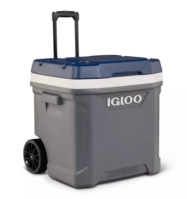 Igloo Maxcold Latitude 62 Cool Box Roller Wheeled Camping Festival Cooler • £135.95