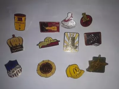 Lot Of 12 Vintage Collectible McDonalds Pins • $65