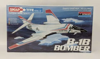 Monogram Snap Tite B-1B Bomber 1/144 Scale # 1108 Plastic Model Kit  • $42.95