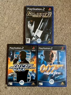 £16.95 • Buy PlayStation 2 GoldenEye Rogue Agent, James Bond 007 Agent Under Fire, Nightfire