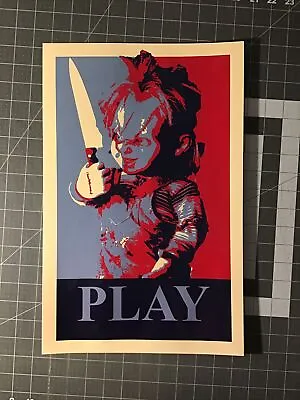 Chucky Childs Play Hope Parody Poster 11x17  Halloween Horror Movie Wall Art • $13.99