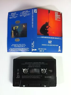 U2 Under A Blood Red Sky CASSETTE Tape CANADA • $3.62