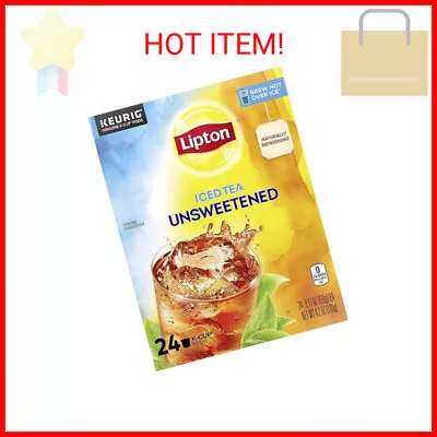 Lipton Iced Tea K-Cups Unsweetened Black Tea 24 Pods • $25.35