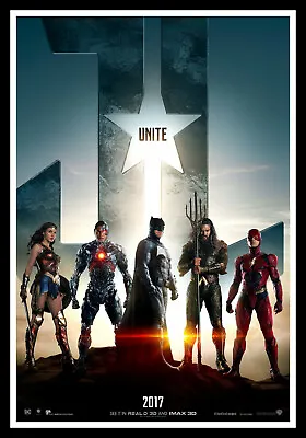 $18.95 • Buy Justice League Unite Movie Poster Print & Unframed Canvas Prints