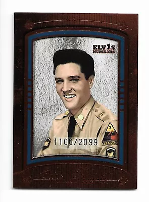 2008 Press Pass Elvis Presley By The Numbers Cards Portrait Series Bronze /2099 • $2.49