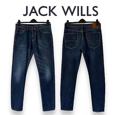 Jack Wills Men’s Slim Fit Jeans W32 L32 • £9.95