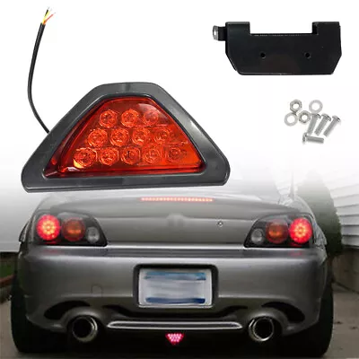 Red Rear Tail 3rd Brake Stop Light F1 12 LED Safety Fog Lamp Bumper JP • $28.50