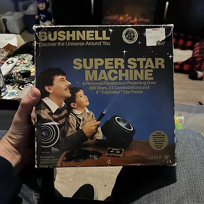 Bushnell Super Star Machine VINTAGE Personal Planetarium Projector UNTESTED • $20