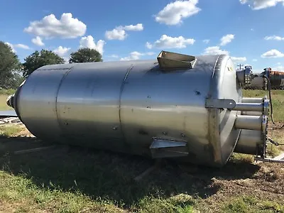 Stainless Steel Vertical Tank - 2500 Gal. Heslin - 14ft Wall X 78  Dia. 65  Cone • $6000