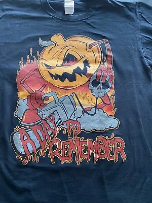 A Day To Remember T-Shirt L Fruit Of The Loom Limited Edition Halloween RARE • $60