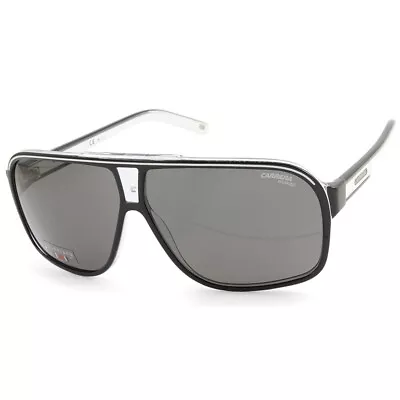 Carrera Grand Prix 2 Black White On Clear/Grey Polarised Sunglasses 7C5/M9 • $159.95