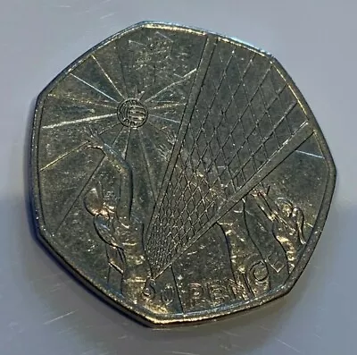£0.99 • Buy Olympic 50p London 2012 - *Volleyball* - Fifty Pence - Circulated