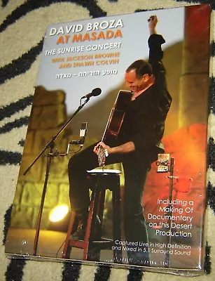 David Broza: At Masada - The Sunrise Concert With Jackson Browne NEW & SEALED • $39.99