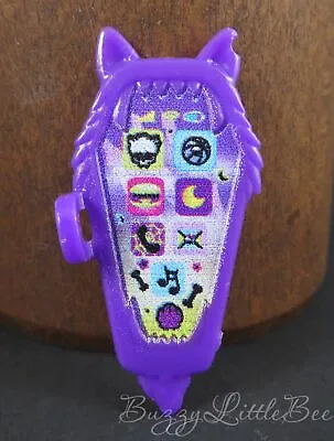 Monster High Doll G3 Clawd Wolf Boo Crew Handheld Cell Phone ICoffin • $6.74