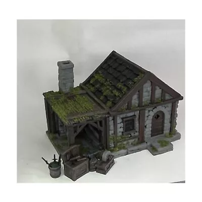 MBA Minis Scenery And Terrain Stormhill Blacksmith Shop And Furniture SW • $44.95