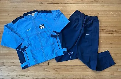 North Carolina Tar Heels Vintage 90’s Nike Basketball Track Suit Warmup Mens M  • $238.99