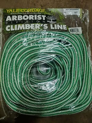 Yale Cordage XTC 16-Strand 1/2  Climbing Rope 150' Spearmint • $129.99