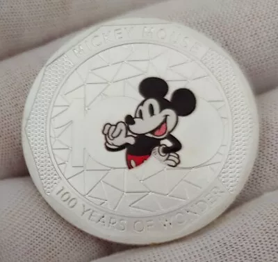 Disney Collective Medallion Coin Mickey Mouse 100 Years Of Wonder LE • $8.95