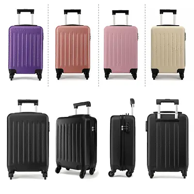 £39.99 • Buy 24 Inch 4 Wheels Spinner Trolley Luggage Hard Shell Medium ABS Suitcase