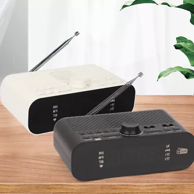Portable LED Digital Radio FM OR DAB+ Alarm Clock Radio With Bluetooth Speaker • $34.21