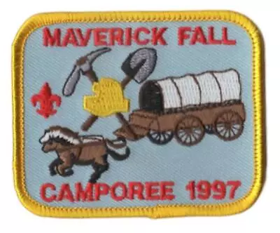 1997 Camporee Maverick Fall  BSA Patch  YL Bdr. [VA-3845] • £5.73