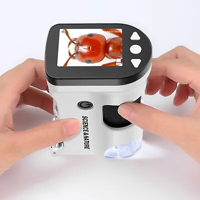 800X Handheld Digital Electronic Microscope Magnifier Professional Kids Biology  • $109.99