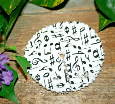 G-tube Pads Mic-key Button Feeding Tube Pads Music Notes On White • $2.25