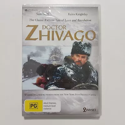 Doctor Zhivago Mini-Series DVD NEW All Regions PAL (2002) Sam Neill/Knightley • $18.05