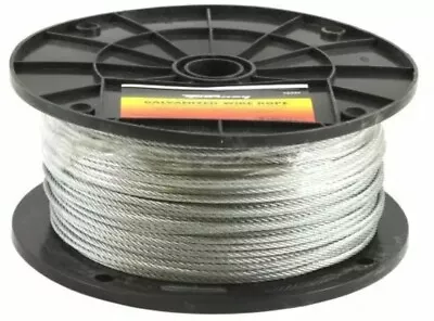 Forney 70446 Wire Rope Galvanized Aircraft Cable 500-Feet-by-1/8-In NEW • $74.99