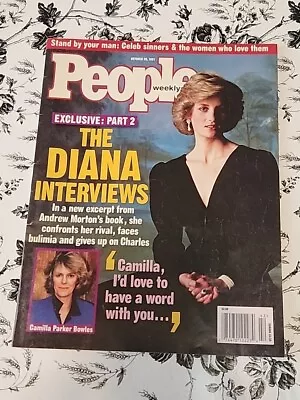 People Weekly Magazine The Diana Interviews Part 2 OCTOBER 20 1997 Issue • $6.99