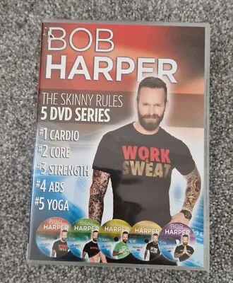 £10 • Buy Bob Harper Skinny Rules 5 DVD Series, Fitness Workout UK PAL