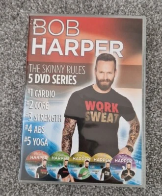£10 • Buy Bob Harper Skinny Rules 5 DVD Series, Fitness Workout UK PAL