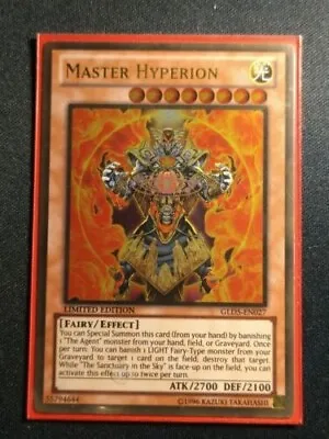 Yu-Gi-Oh! - Master Hyperion (GLD5-EN027) - Gold Series Haunted Mine - NM • $1.99
