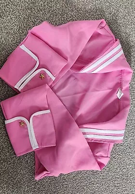 Fancy Dress  Barbie Pink Cropped Sailor Jacket Size 12-14 • £2.49