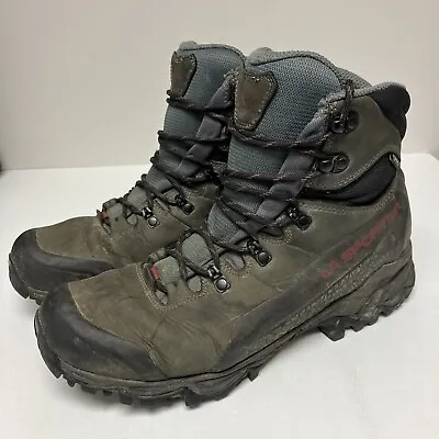 LA Sportiva Hiking Boots Men's 9.5 Nucleo High II GTX Gore-Tex Sorround Gray • $70