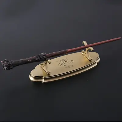 Xmas Wizarding World Harry Potter Metal Wand Stand Logo Display Collection Gift • $24.87