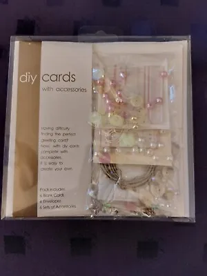 DIY Card Making Kit 02 With Accessories Bead Shells Etc Crafts • £2