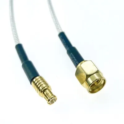 SMA Male To MCX Male Plug Crimp RG316 Pigtail Coaxial Coax Connector Cable 50ohm • $3.35
