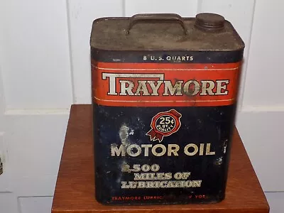 Vintage Traymore Motor Oil New York 2 Gallon Empty Can • $100