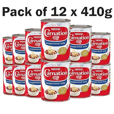 Nestlé Carnation Evaporated Milk Pack Of 12 X 410g • £23.99