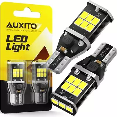 AUXITO 921 912 LED Reverse Backup Light Bulb 2400LM 6000K Super Bright T15 2X • $8.99