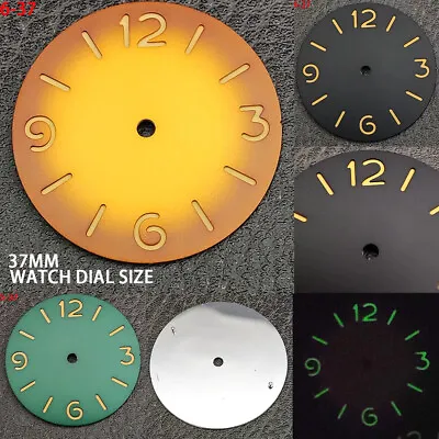 37mm Super Bright Green Luminous Aseptic Dial For ETA6497/6498 ST3600 Movement • $12.79