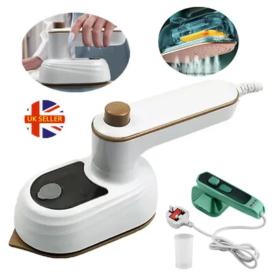 Mini Steam Iron Handheld Professional Micro Steam Iron Portable Garment Steamer • £8.99