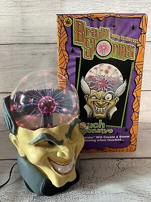 Brain Storms Touch Responsive Mad Scientists Doctor Plasma Electricity Ball 2002 • $129.99