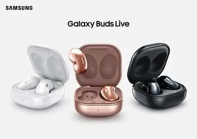 $132.05 • Buy Genuine Samsung Galaxy Buds Live True Wireless Earphones Earbuds SM-R180 Onyx