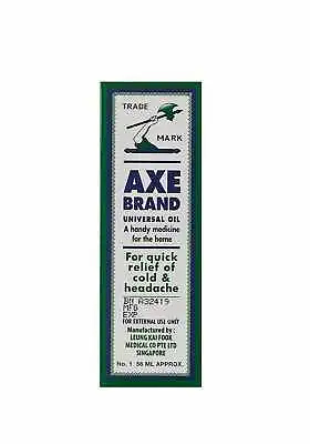 Axe Brand Universal Natural Pain Relief Singapore Medicated Oil 14 / 28 / 56ml • £9.75