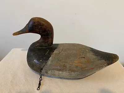 Antique Vintage Rustic Wood Carved Duck Decoy Mallard? • $138.50