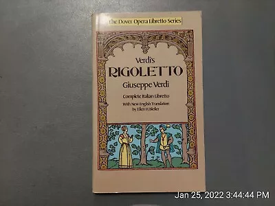 Rigoletto: Complete Italian Libretto Dover Opera Libretto Series • $9.99